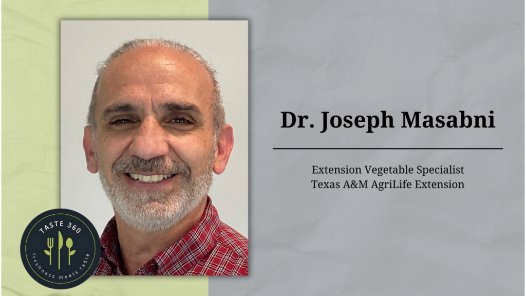 headshot of Dr. Joseph Masabni, Extension Vegetable Specialist with Texas A&M AgriLife Extension
