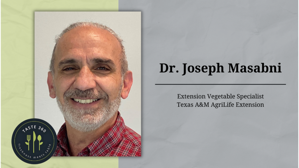 Headshot of Dr. Joseph Masabni, extension vegetable specialist for Texas A&M AgriLife Extension Service